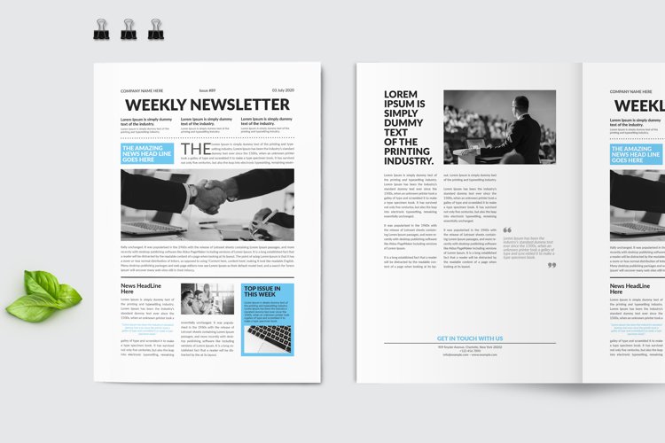 Corporate News Layouts